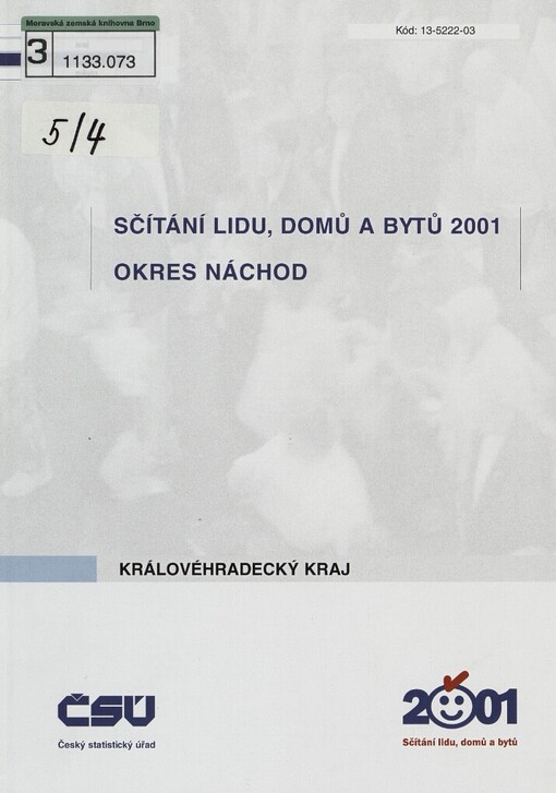 Sčítání lidu, domů a bytů 2001