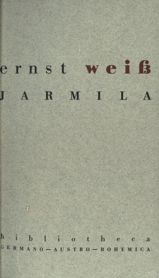 Jarmila: milostný příběh z Čech