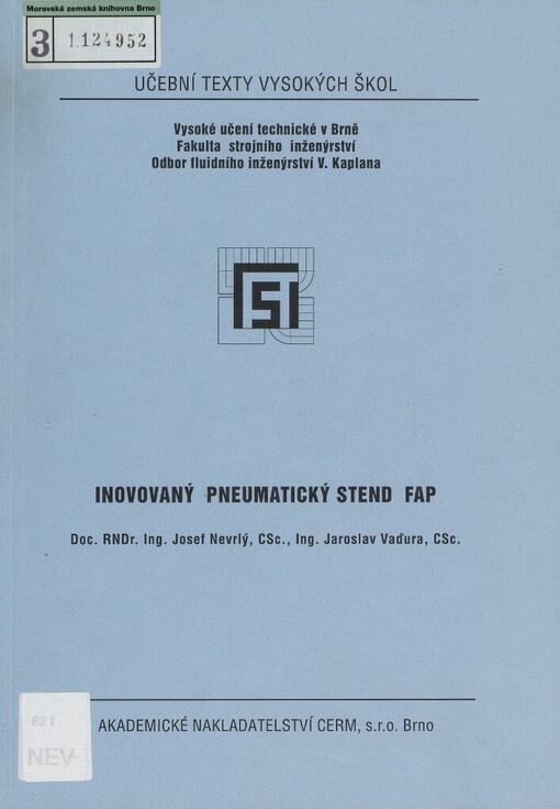Inovovaný pneumatický stend FAP