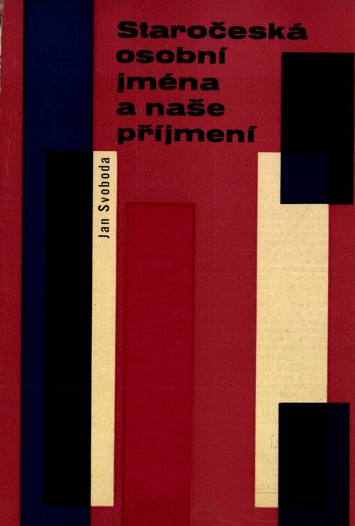 Staročeská osobní jména a naše příjmení