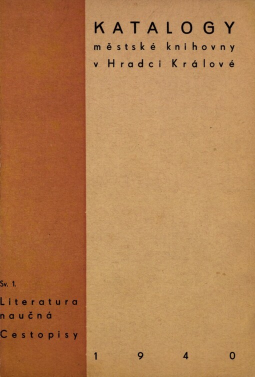 Katalogy Městské knihovny v Hradci Králové