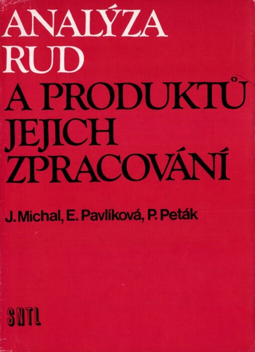 Analýza rud a produktů jejich zpracování