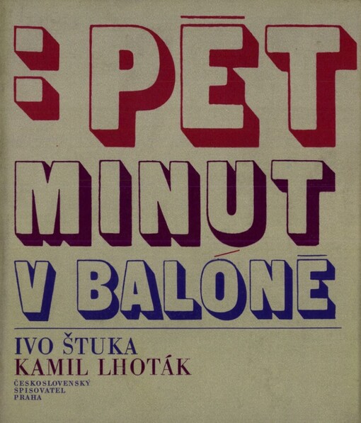 Pět minut v balóně :Verše ke kresbám Kamila Lhotáka