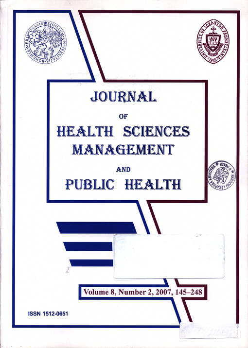 Journal of health sciences management and public health
