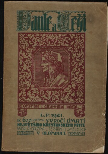 Dante a Češi: k 600letému výročí úmrtí největšího křesťanského pěvce