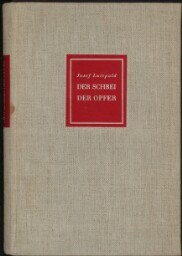 Der Schrei der Opfer