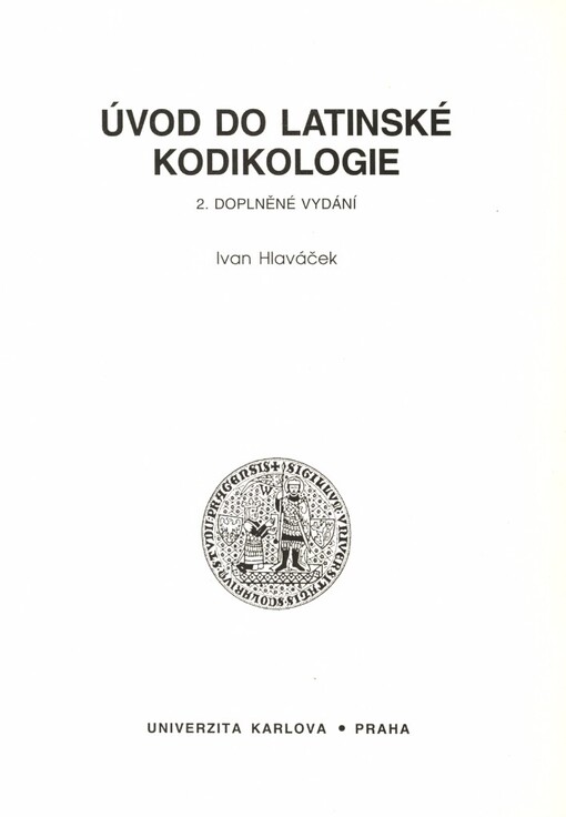 Úvod do latinské kodikologie