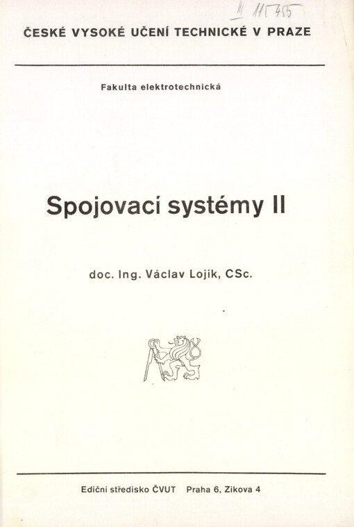 Spojovací systémy II.