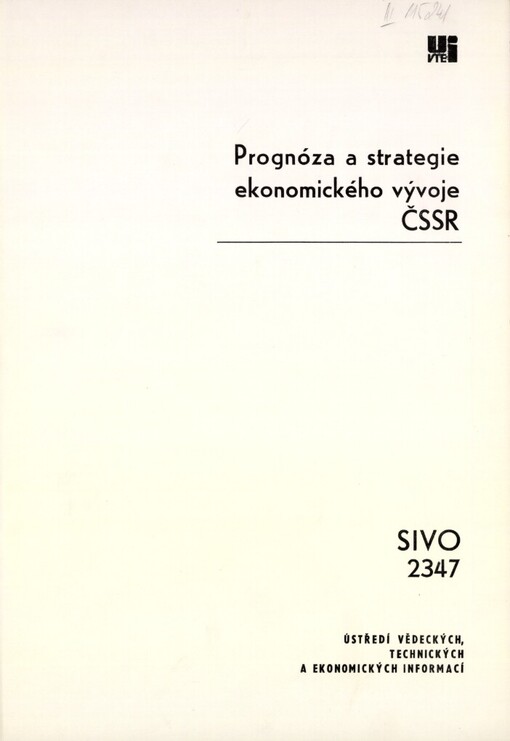 Prognóza a strategie ekonomického vývoje ČSSR