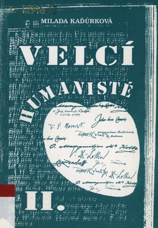 Velcí humanisté II
