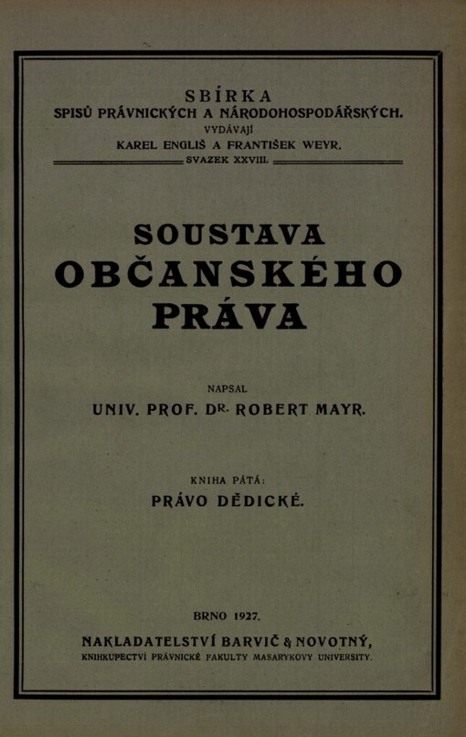 Soustava občanského práva