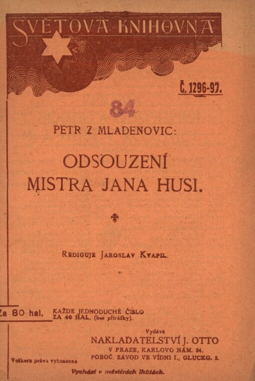 Zpráva o soudu a odsouzení M.J. Husi v Kostnici