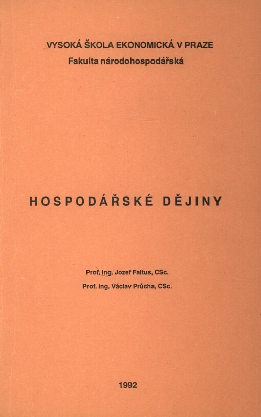 Hospodářské dějiny