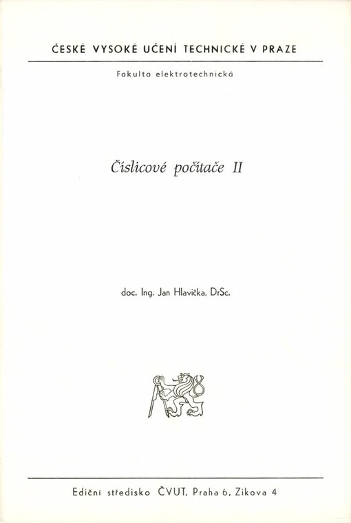 Číslicové počítače II