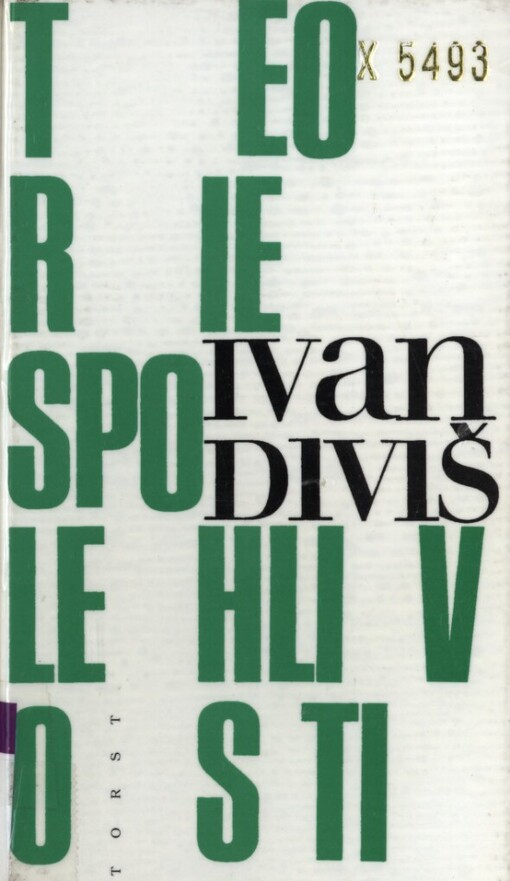 Teorie spolehlivosti: texty z let 1960-1994