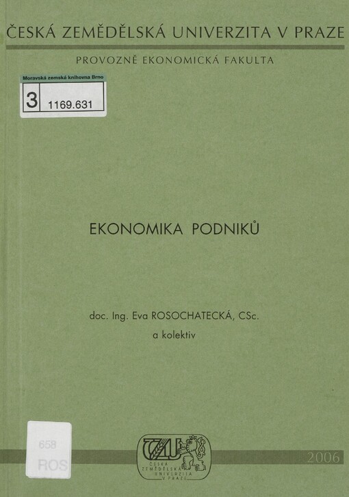 Ekonomika podniků