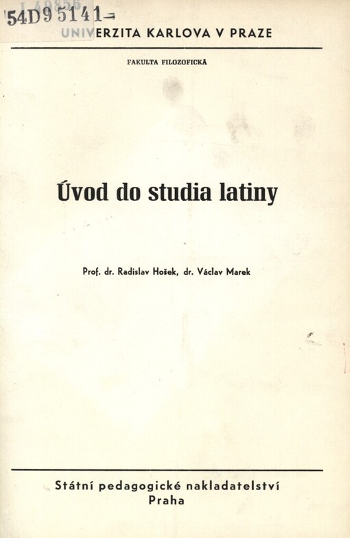 Úvod do studia latiny