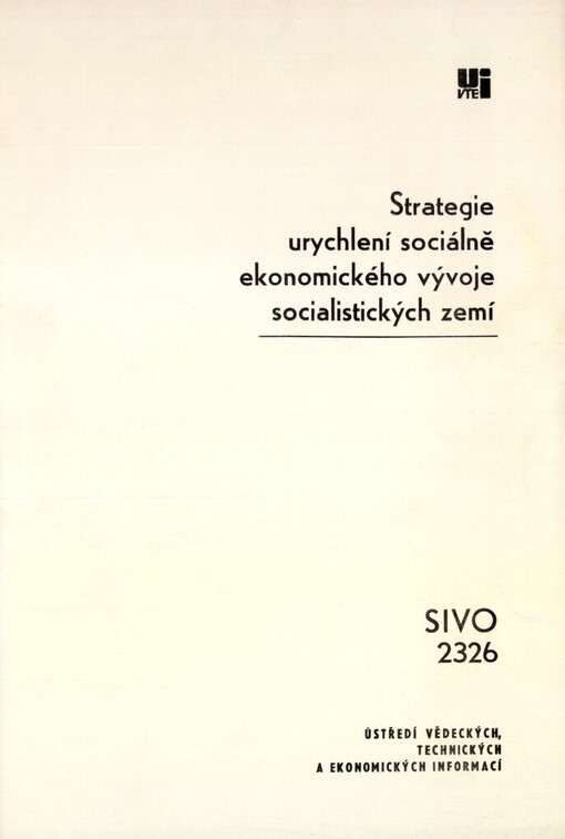 Strategie urychlení sociálně ekonomického vývoje socialistických zemí