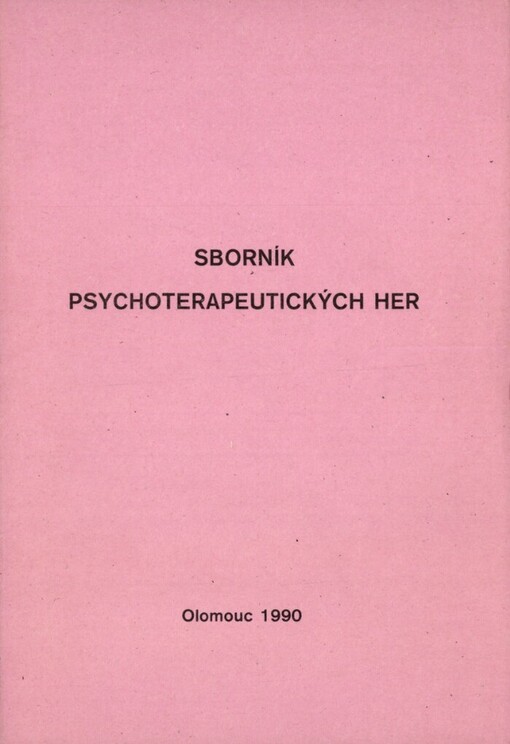 Sborník psychoterapeutických her