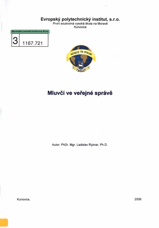 Mluvčí ve veřejné správě