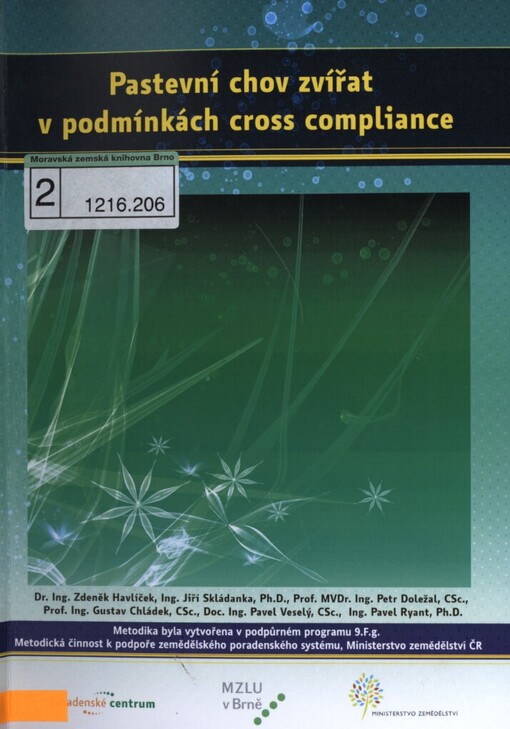 Pastevní chov zvířat v podmínkách cross compliance