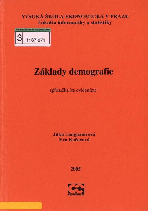 Základy demografie: (příručka ke cvičením)