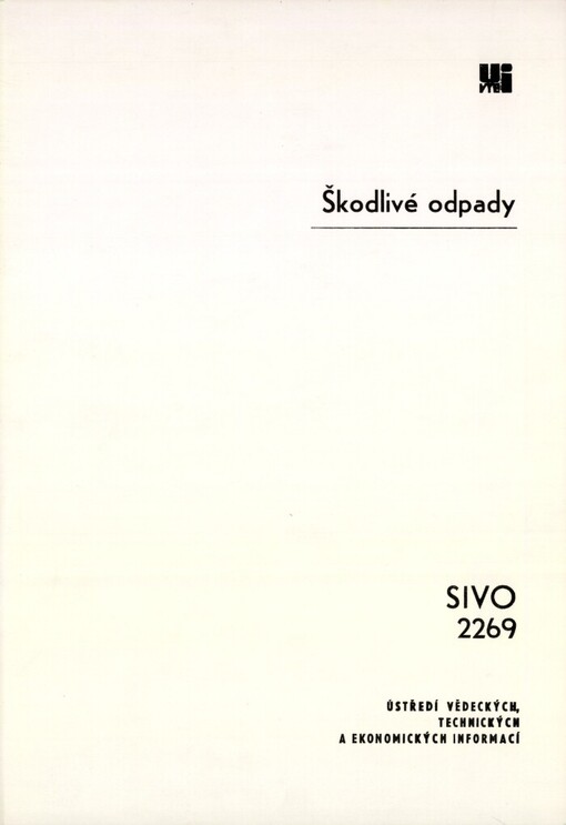Škodlivé odpady: Prognostická studie