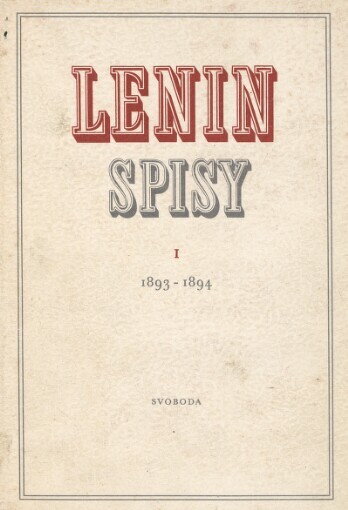 Spisy.Svazek 1, 1893-1894