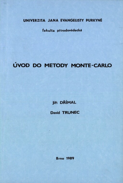 Úvod do metody MONTE-CARLO