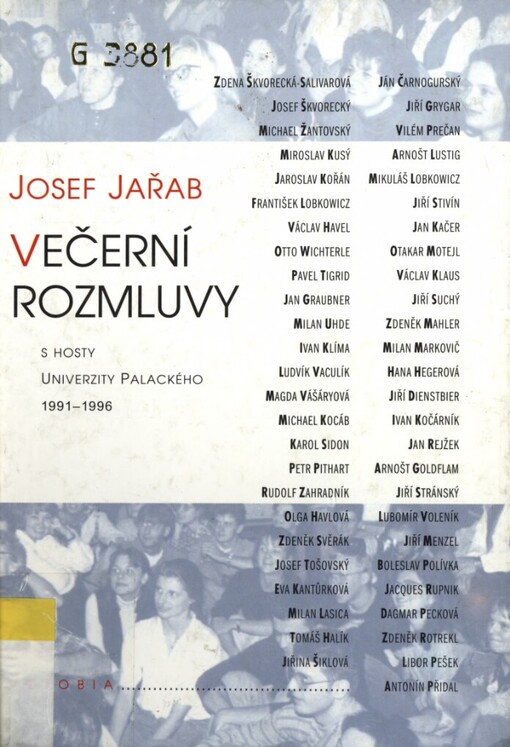 Večerní rozmluvy s hosty Univerzity Palackého 1991-1996