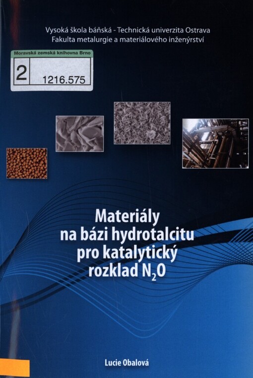 Materiály na bázi hydrotalcitu pro katalytický rozklad N2O