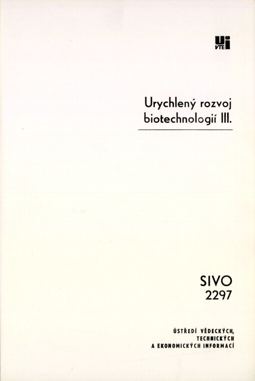 Urychlený rozvoj biotechnologií 3: Informační studie