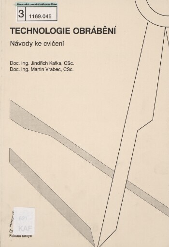 Technologie obrábění: návody ke cvičení