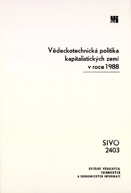 Vědeckotechnická politika kapitalistických zemí v roce ...1988