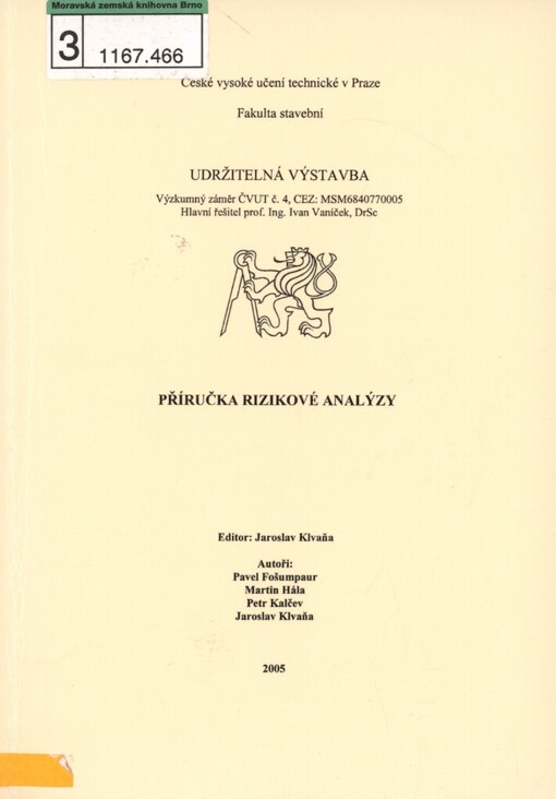 Příručka rizikové analýzy