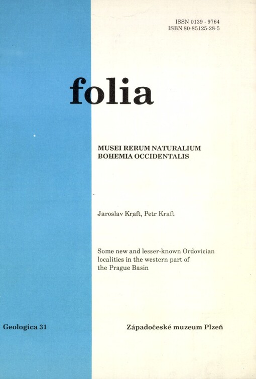 Some New and Lesser-Known Ordovician Localities in the Western Part of the Prague Basin