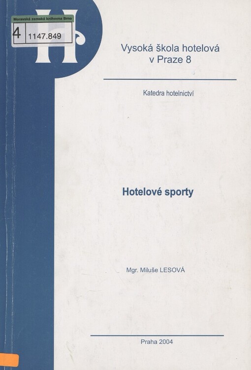 Hotelové sporty