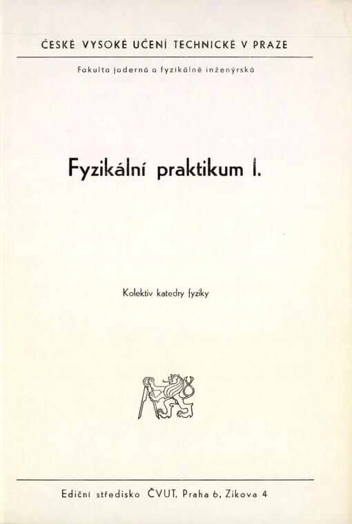 Fyzikální praktikum I.