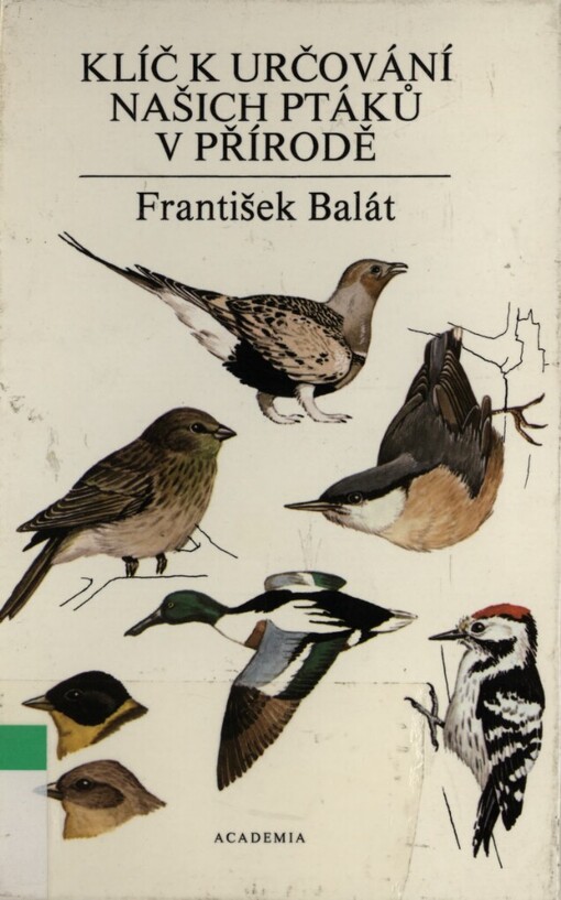 Klíč k určování našich ptáků v přírodě