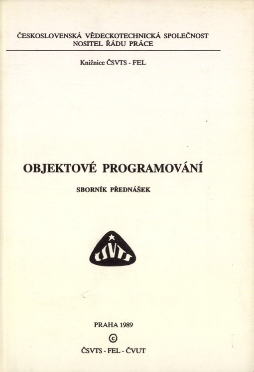 Objektové programování: Sborník přednášek