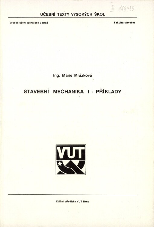 Stavební mechanika I :příklady