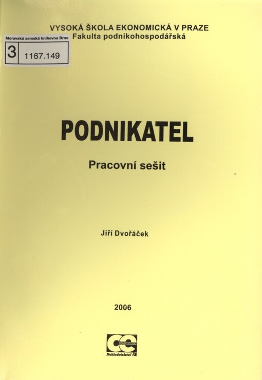 Podnikatel: pracovní sešit