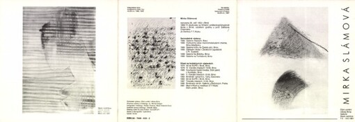 Mirka Slámová : [Grafika] : Kat. výstavy, Brno 7. 5.-9. 6. 1991