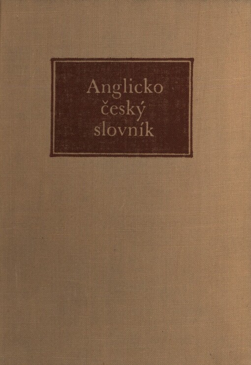 Anglicko-český slovník