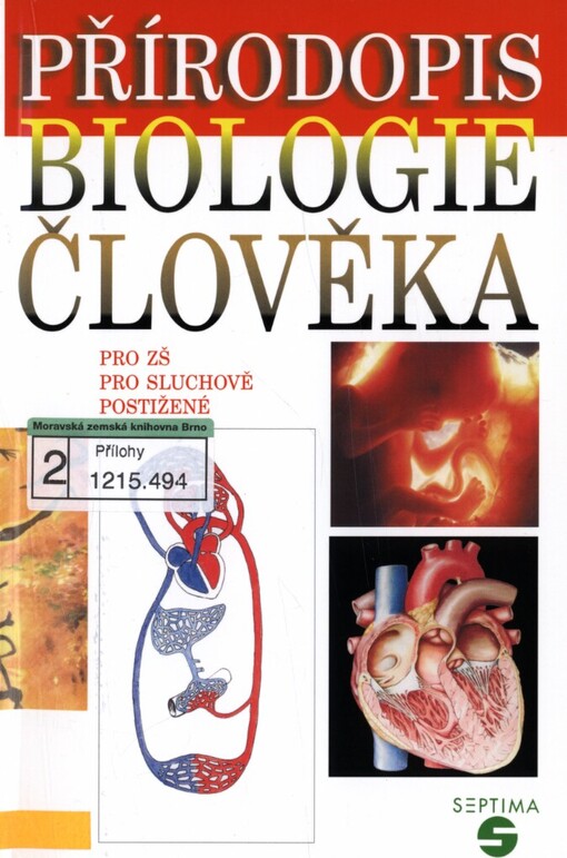 Biologie člověka: přírodopis pro základní školy pro sluchově postižené