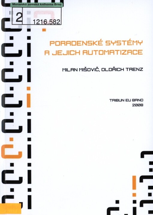 Poradenské systémy a jejich automatizace