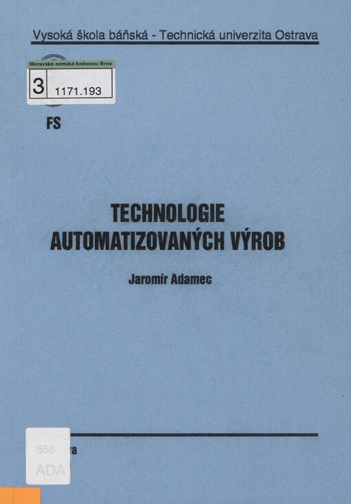 Technologie automatizovaných výrob