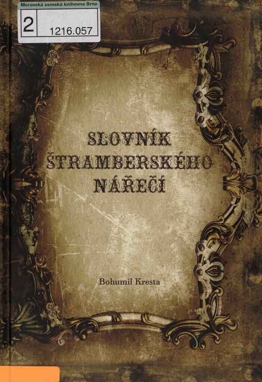 Slovník štramberského nářečí