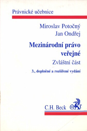 Mezinárodní právo veřejné: zvláštní část