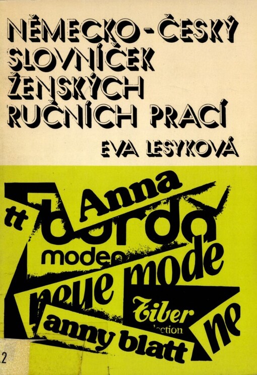 Německo-český slovníček ženských ručních prací